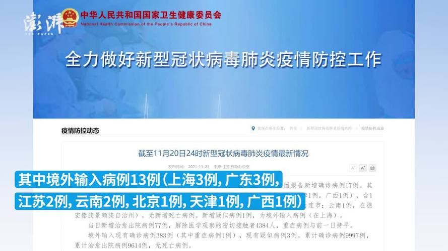  31省份新增11例确诊其中本土10例:31省份新增确诊12例其中本土1例