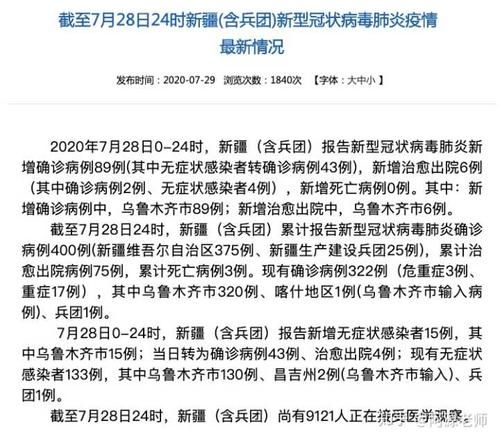 31省区市新增20例确诊其中本土19例(31省区市新增确诊101例 其中本土98例)