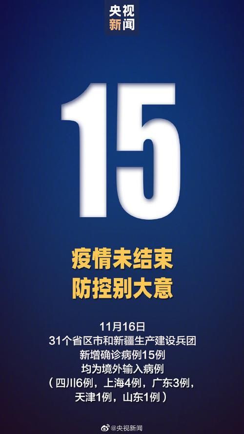 全球新增15例均为境外输入/全球新增确诊多少例