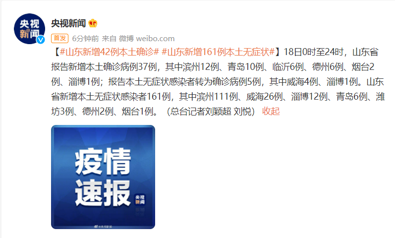  31省区市新增24例核酸阳性及28例无症状:31省区市新增确诊42例 无症状38例