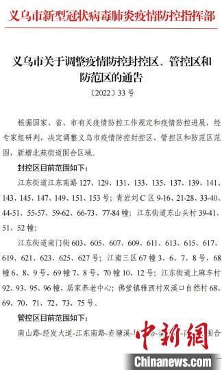 【预计昨日义乌市二次疫情结束,2020义乌疫情发布】
