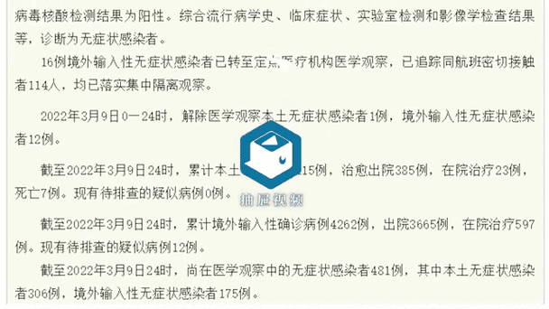  全球新增3例核酸阳性及6例无症状:全球新增3例核酸阳性及6例无症状感染者