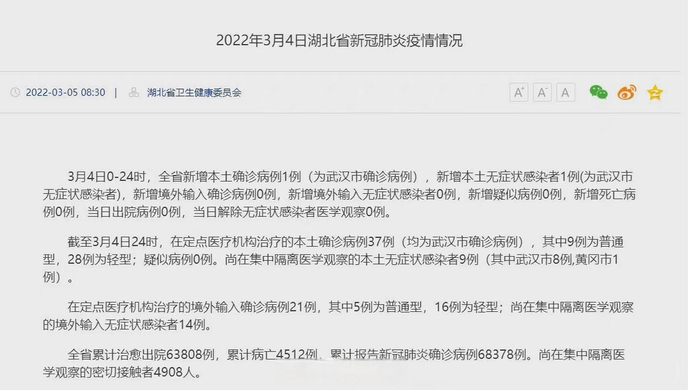 湖北荆州石首境外输入已反弹20地(荆州石首肺炎疫情公布)