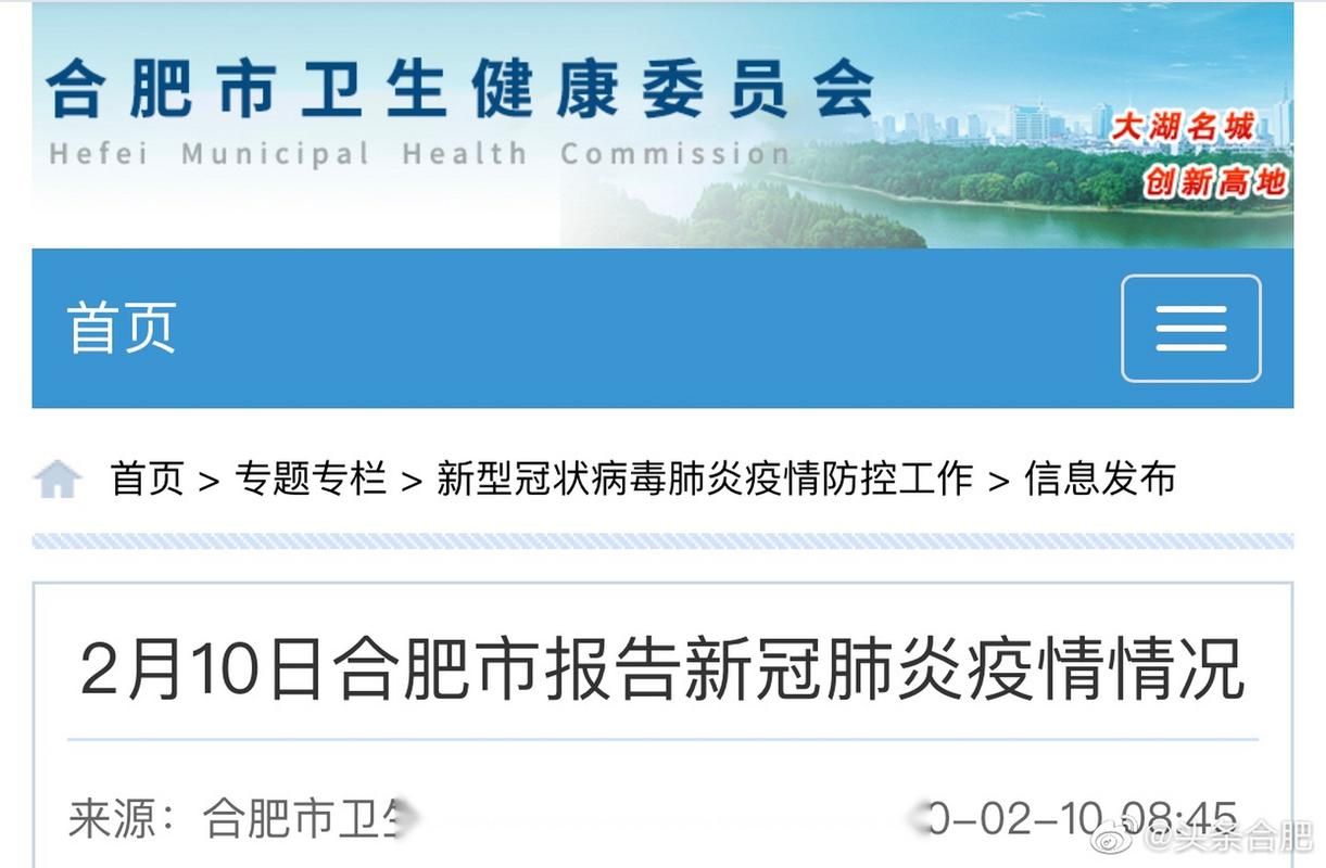 【疫情最新报告安徽合肥新闻_疫情最新情况合肥】