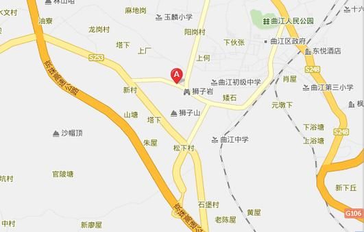 广东韶关曲江区哪里地区有疫情了呢/韶关曲江区地图全图高清版