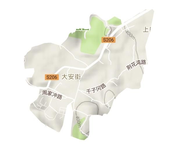  解读疫情最新消息四川自贡大安区:自贡大安区地图高清版