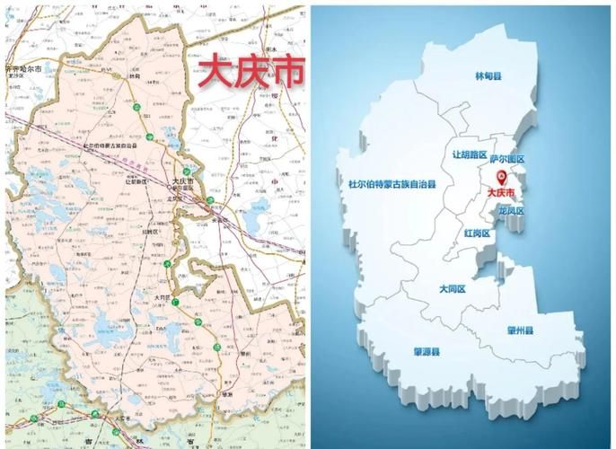 【疫情防控中风险地区!黑龙江省大庆市大同区,大庆大同区乡镇分布图】