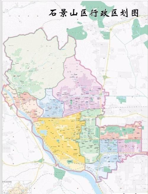 北京市石景山区地区有没有发现疫情:北京石景山区位置图
