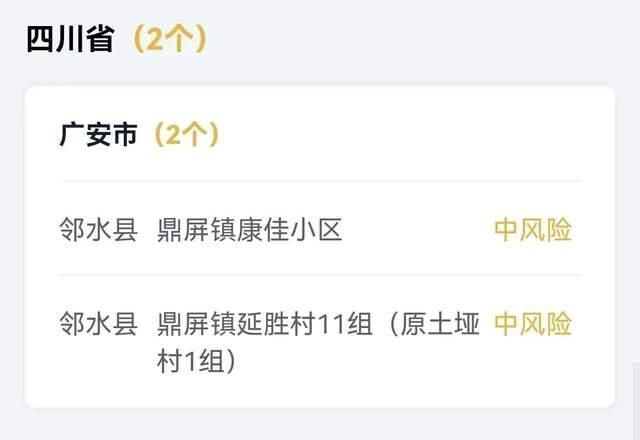 四川省巴中市巴州区昨日新增感染趋势反弹/巴中最新消息