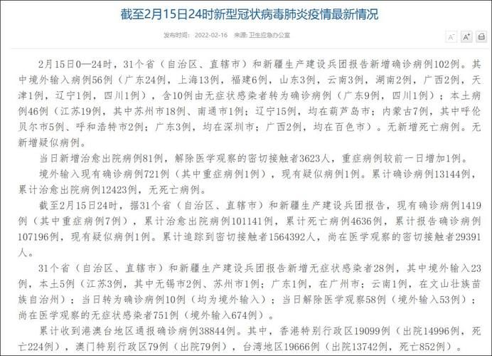 31省份新增29例确诊其中本土30例:31省区市新增2例本土确诊病例