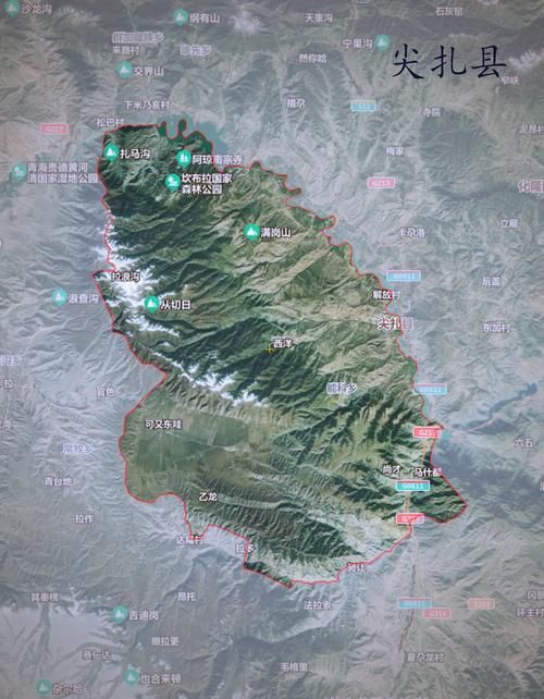 【青海省黄南藏族自治州尖扎县疫情地区分布,青海黄南尖扎县地图】