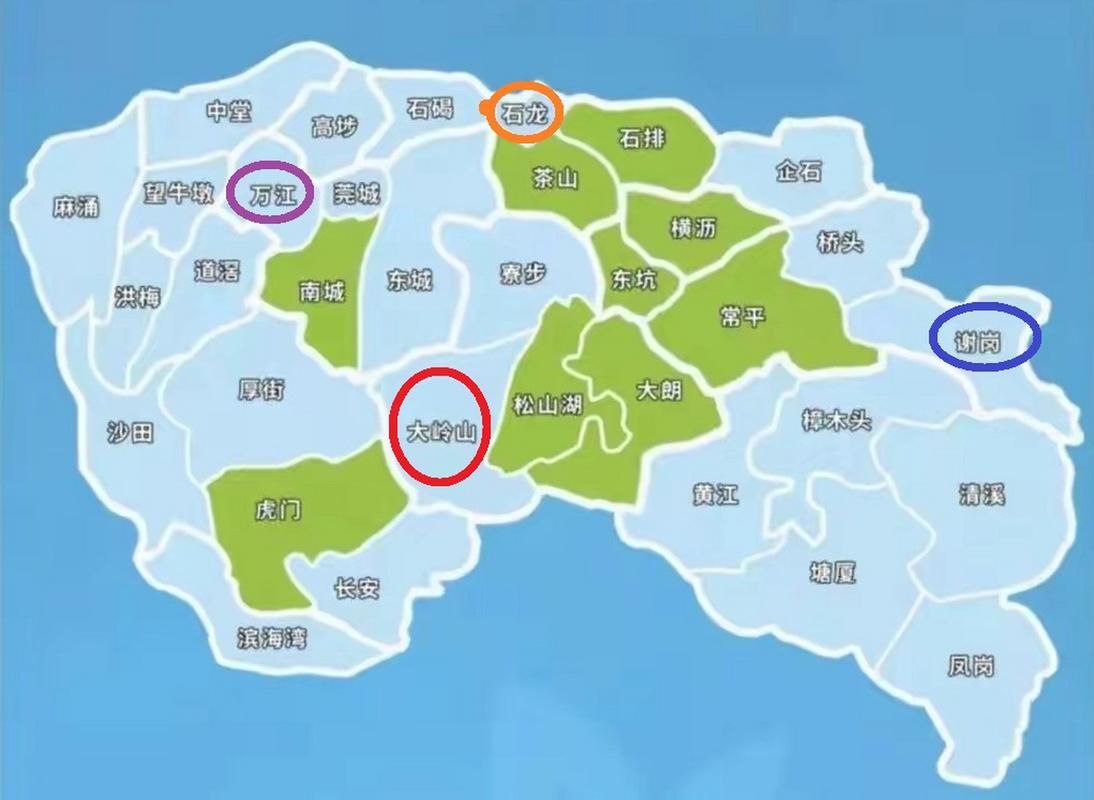  一张图看懂广东省东莞市横沥镇今日疫情趋势:东莞横沥镇高清地图