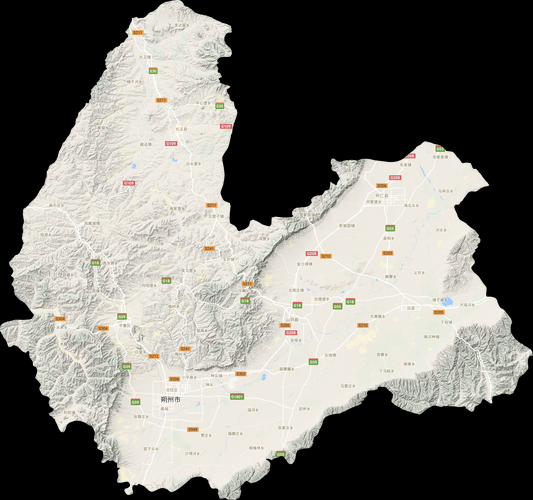 疫情防控中风险地区山西朔州平鲁区/朔州市平鲁区地图全图