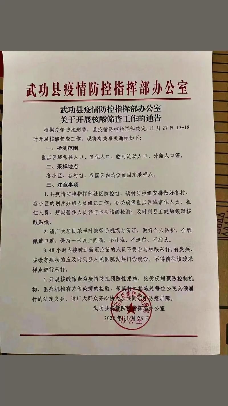 武功县昨日最新消息疫情_武功县昨日最新消息疫情如何