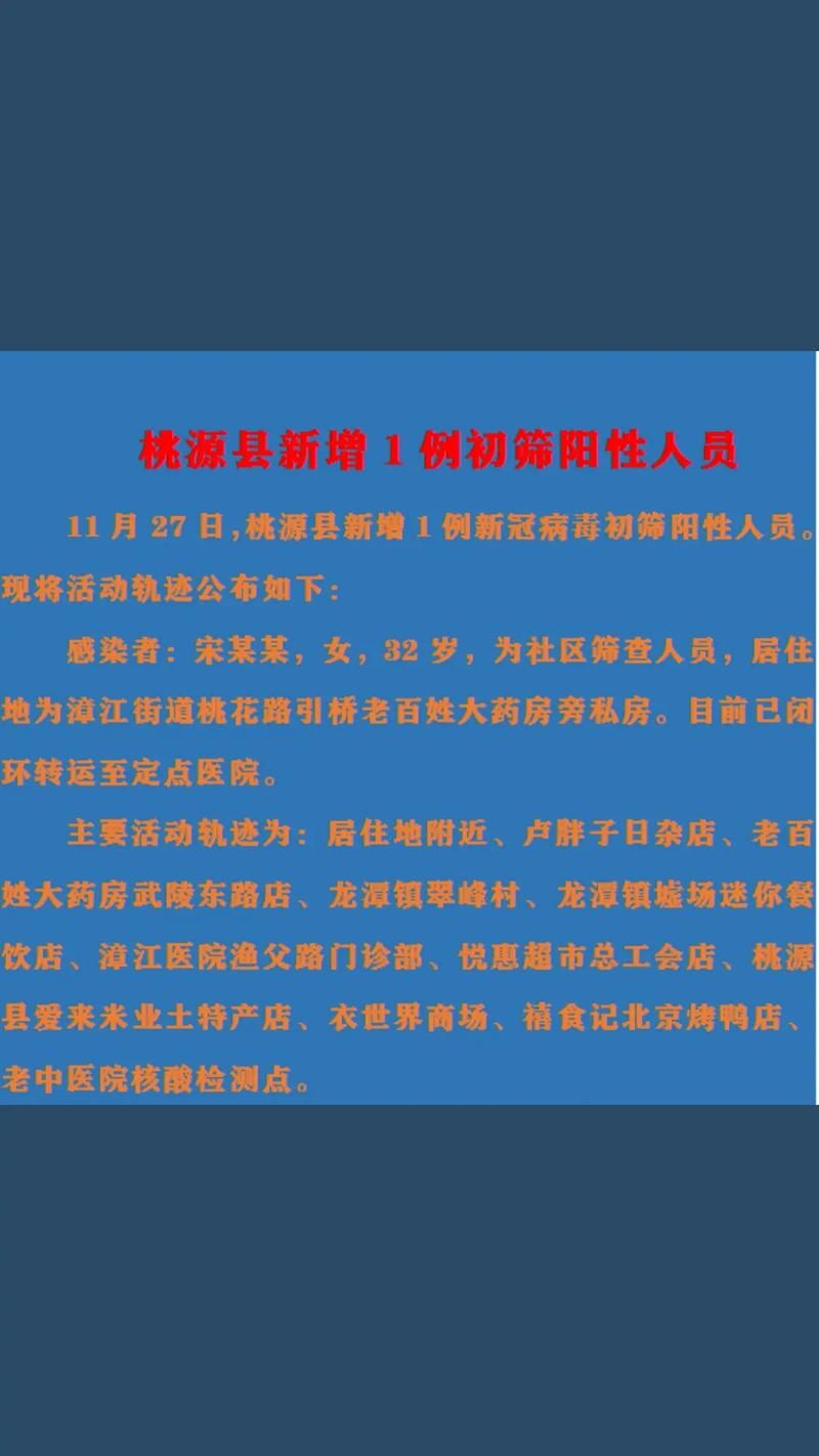 湖南省常德市桃源县疫情今日消息最新/湖南省常德市桃源县疫情今日消息最新情况