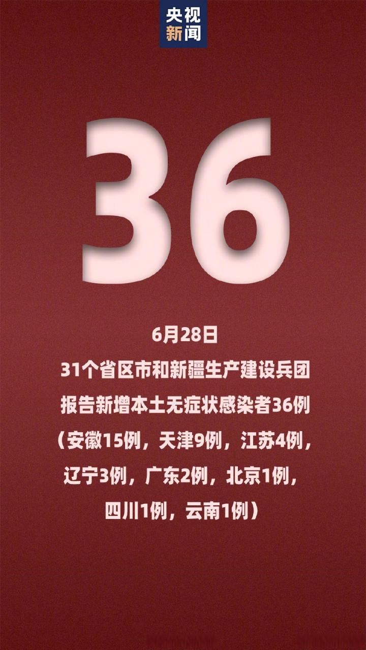 31个省份新增无症状感染者26例/31省区市无新增本土确诊