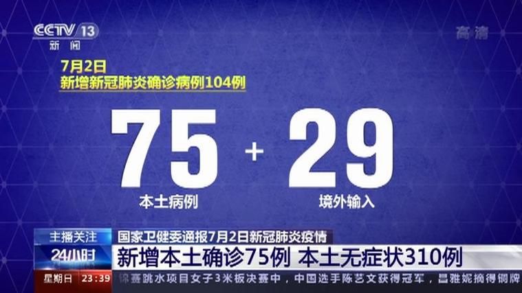 全国新增确诊7例含本土26例/31省份增本土确诊75例 无症状310例